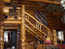 Bozeman, MT Log Home Stair Case