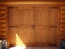 Montana Log Home Garage Door