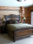 Log Home Bedroom, Big Sky