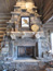 Log Home Custom Rock Fireplace in Big Sky, MT