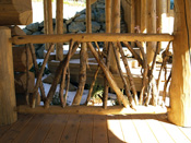 Big Sky, MT Log Home Walkway