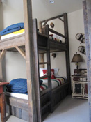 Log Home Wooden Bunkbeds in Big Sky, MT