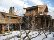 Big Sky Custom Log Home in Big Sky, MT