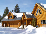 Custom Log Home, Montana