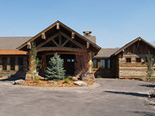 Custom Log Home With Brass Roof, Big Sky MT