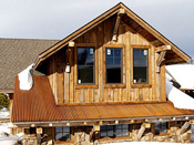 Flat Log Custom Home, Big Sky MT