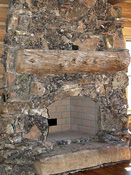 Custom Masonry Fireplace, Bozeman MT