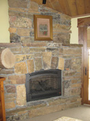 Custom Masonry Fireplace, Bozeman MT